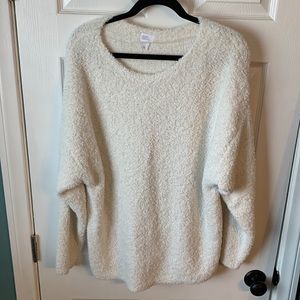 Stars Above White SOFT Large Sweater